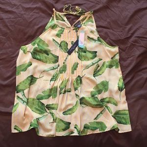 Market & Spruce Monni Pleat Halter Tank Stitch Fix